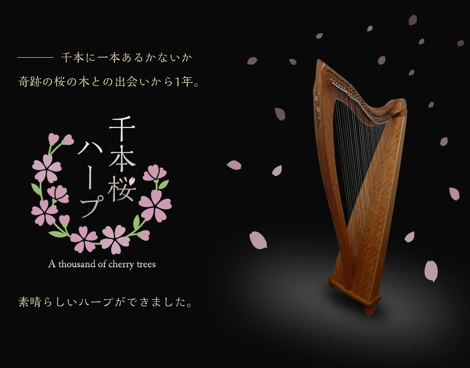A Thousand Of Cherry Trees 千本桜ハープ グレースハープ インターナショナル