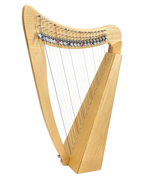 【レンタル:FM1】フレックスハープ 20・メープル・オリジナル弦