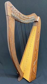 【レンタル:P02】19弦　ピクシーハープ・ローズウッド