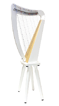 【レンタル:F22W2】フレックスハープ・22弦ホワイト(アクイラ弦)