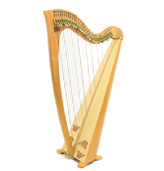 Teifi Harp SiffSaff34 Beech Butterfly<蝶々>