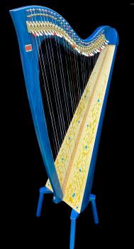 Teifi Harp Siff Saff34 Blue <Arabesque>